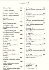 Menu Le Stop Bar - Galettes