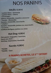 Menu Au biscuit de Fozzano - Les paninis