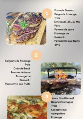 Menu Gaec L Alba Scelta - Un exemple de menu du jour