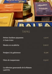 Menu GuestBurger - Les tapas