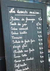 Menu Midi-Minuit - L'ardoise