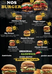 Menu Smash Burger & Fries - Les burgers