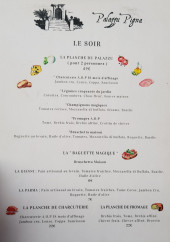 Menu Palazzu Pigna - La carte
