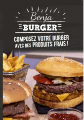 Menu Benja Burger - carte et menu Benja Burger Dijon