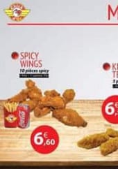Menu Chick d' Or - Le menu solo