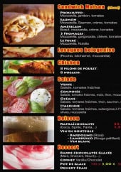 Menu Ciao Pizza - sandwich maison, lasagnes, chicken...