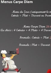 Menu Le Carpe Diem - Menus