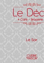 Menu Le Déclic - Carte et menu Le Déclic Dijon