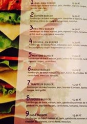 Menu Les Friands Disent - Extrait du menu