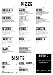 Menu Lucilla - Le Clan des Mamma - les pizzas à emporter