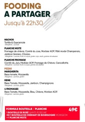 Menu Melkior - Fooding à partager