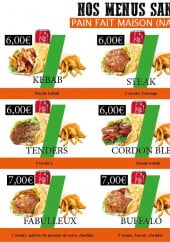 Menu Naan saveur - Les sandwiches