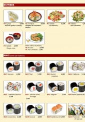 Menu Osaka - Les entrées et les makis