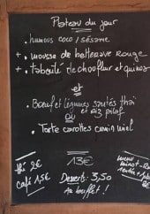 Menu Un pied chez la marinette - Exemple de menu du jour