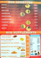 Menu Soleil d'Antalya - Les assiettes, supplémentaires et autres