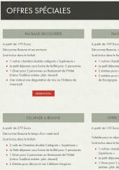 Menu Le panorama - Les offres spéciales