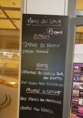Menu Sequana - Exemple de menu
