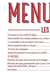 Menu Chez Fanfan - Les entrées