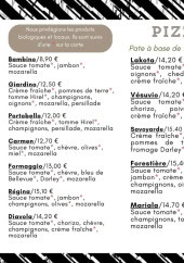 Menu Le Mariala