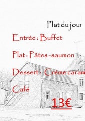 Menu Le Saint Jacques - Plats