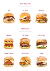 Menu Holly's Diner - Best-seller et  premiums