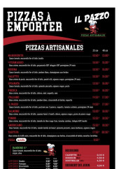 Menu Il Pazzo - La carte