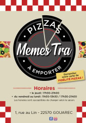 Menu Memes Tra - Carte et menu Memes Tra
Gouarec