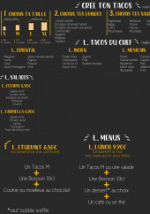 Menu L.Tacos - Les tacos, salades et menus,...