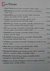 Menu Ar Kastell - Les pizzas