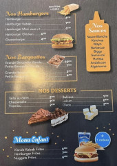 Menu Delfine kebab - Les hamburgers, barquettes et desserts,...