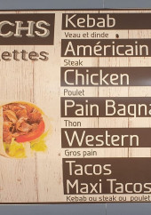 Menu Le 23 - Les sandwiches