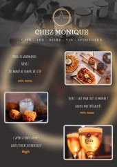 Menu Chez Monique - Exemple de menu