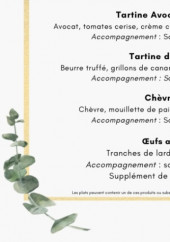 Menu Le brunch de maman - Les plats salés suite