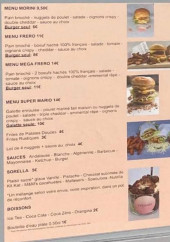 Menu Foodini - La carte