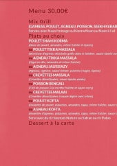 Menu Le Kiosque à Pizzas - Les pizzas classiques