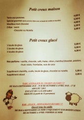 Menu Snack du Touron - Petit creux maison et glace