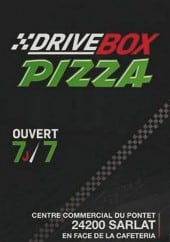 Menu Drivebox Pizza - Carte et menu Drivebox Pizza Sarlat la Caneda