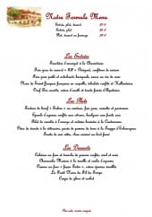 Menu Au Fil du Temps - Formules, entrées, plats,....