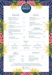 Menu La Bougeotte - Les antipastis, salades, ...