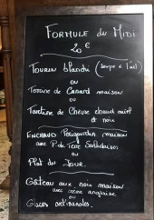 Menu Au Bon Accueil - Formule du midi