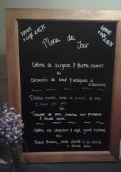 Menu Bistrot2 - Exemple de menu