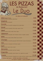Menu Le Duo - Pizzas