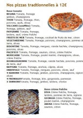 Menu Arena Pizza - les pizzas