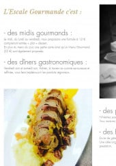 Menu Escale Gourmande - Les prestations