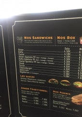 Menu Apameia 99 - Les sandwiches et paninis