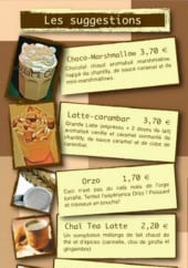 Menu Express O Live - Les suggestions