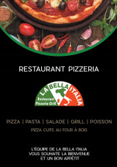 Menu La bella italia - Carte et menu La bella italia Thise