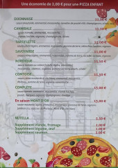 Menu Houtaudpizz - Les pizzas suite