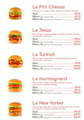 Menu Mexi Kebab - Burgers