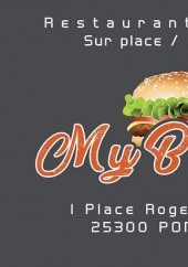 Menu My Burger - Carte et menu My Burger Pontarlier